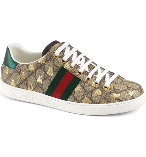 gucci bee heels|gucci bee sneakers women's.